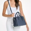 Laila Medium Signature Logo Satchel