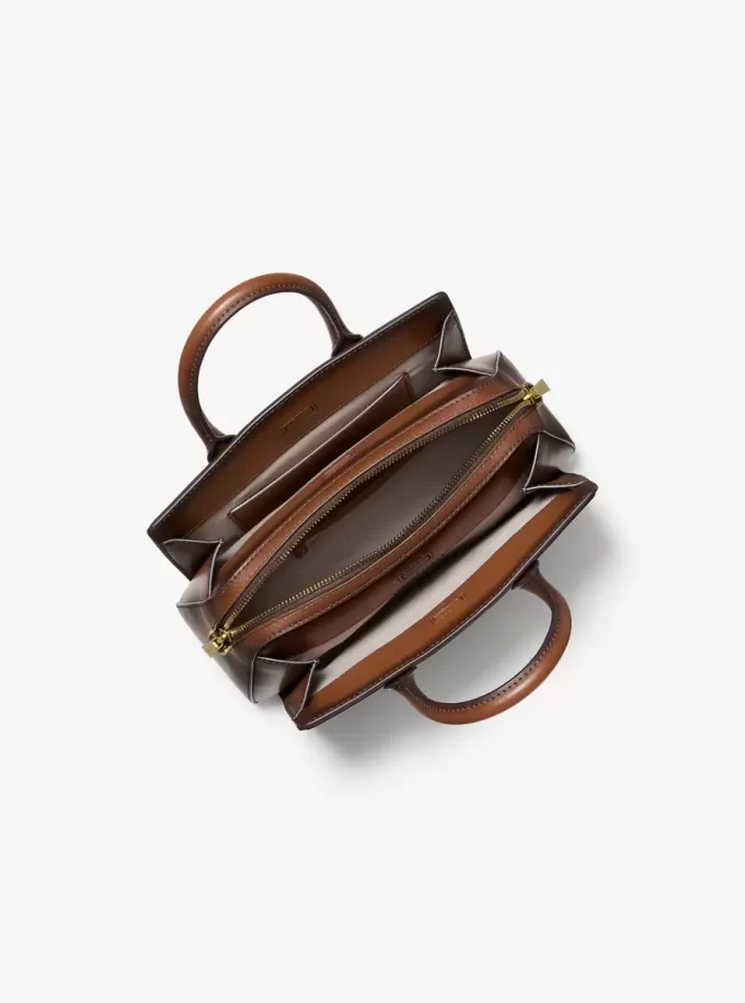 Laila Small Burnished Leather Satchel Laila Small Burnished Leather Satchel