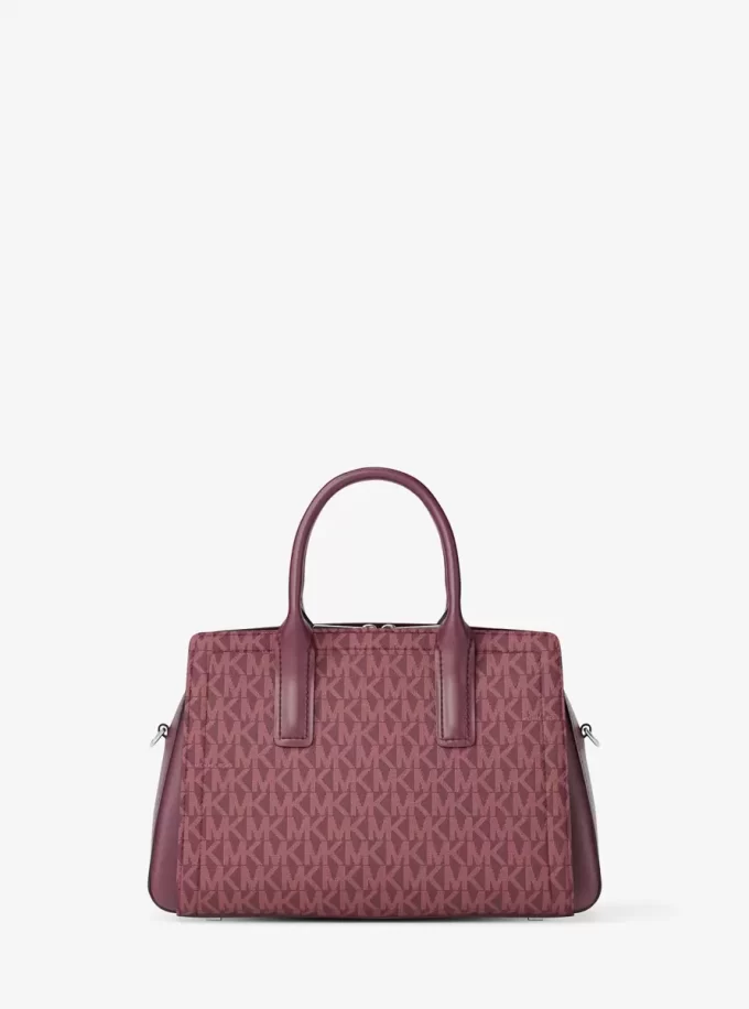 Laila Small Signature Logo Satchel