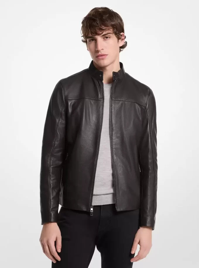 Leather Racer Jacket Leather Racer Jacket