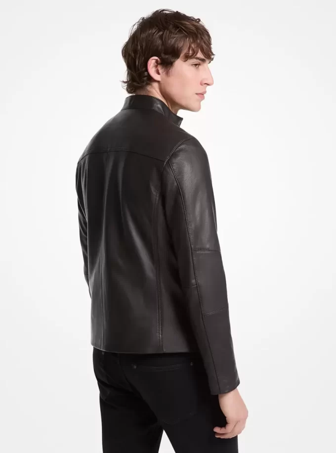 Leather Racer Jacket Leather Racer Jacket