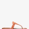 Lena Leather T-Strap Sandal