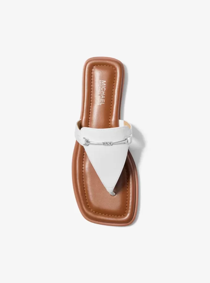 Lena Leather T-Strap Sandal