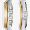 Lennox His and Hers Pavé Two-Tone Watch Set
