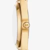 Lennox Pavé Gold-Tone Curb-Link Watch Lennox Pavé Gold-Tone Curb-Link Watch