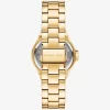 Lennox Pavé Gold-Tone Watch