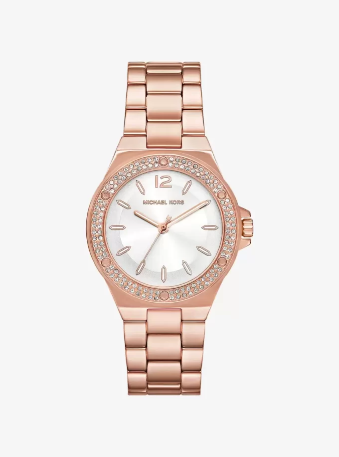 Lennox Pavé Rose Gold-Tone Watch Lennox Pavé Rose Gold-Tone Watch