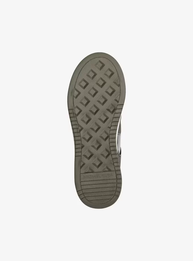 Lexi Embellished Mixed-Media Sneaker Lexi Embellished Mixed-Media Sneaker