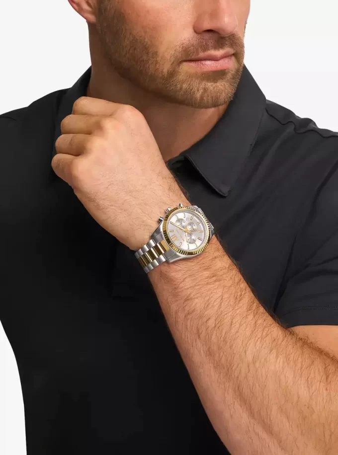 Lexington His and Hers Two-Tone Watch Set Lexington His and Hers Two-Tone Watch Set