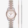 Lexington Pavé Two-Tone Watch and Slider Bracelet Gift Set Lexington Pavé Two-Tone Watch and Slider Bracelet Gift Set
