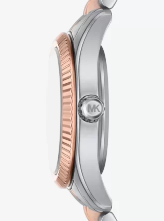 Lexington Pavé Two-Tone Watch and Slider Bracelet Gift Set