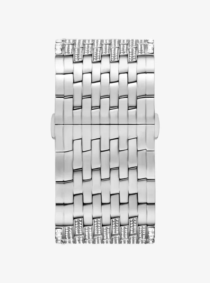 Limited-Edition Georgie Pavé Silver-Tone Watch