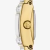 Limited-Edition Mini Darrington Pavé Bezel Gold-Tone Watch Limited-Edition Mini Darrington Pavé Bezel Gold-Tone Watch