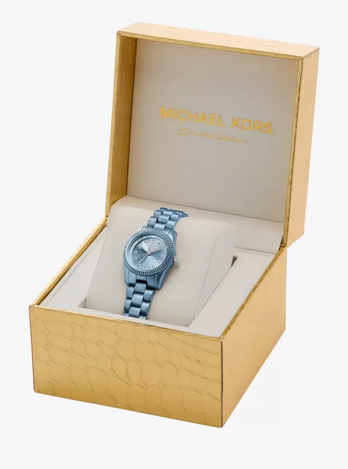 Limited-Edition Petite Lexington Blue-Tone Watch Limited-Edition Petite Lexington Blue-Tone Watch