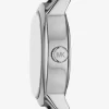Limited-Edition Petite Maude Silver-Tone and Crocodile Embossed Leather Watch Limited-Edition Petite Maude Silver-Tone and Crocodile Embossed Leather Watch