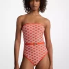 Logo Belter Bandeau Swimsuit