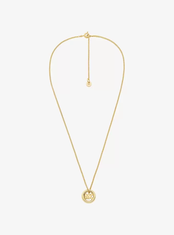 Logo Charm Necklace Logo Charm Necklace