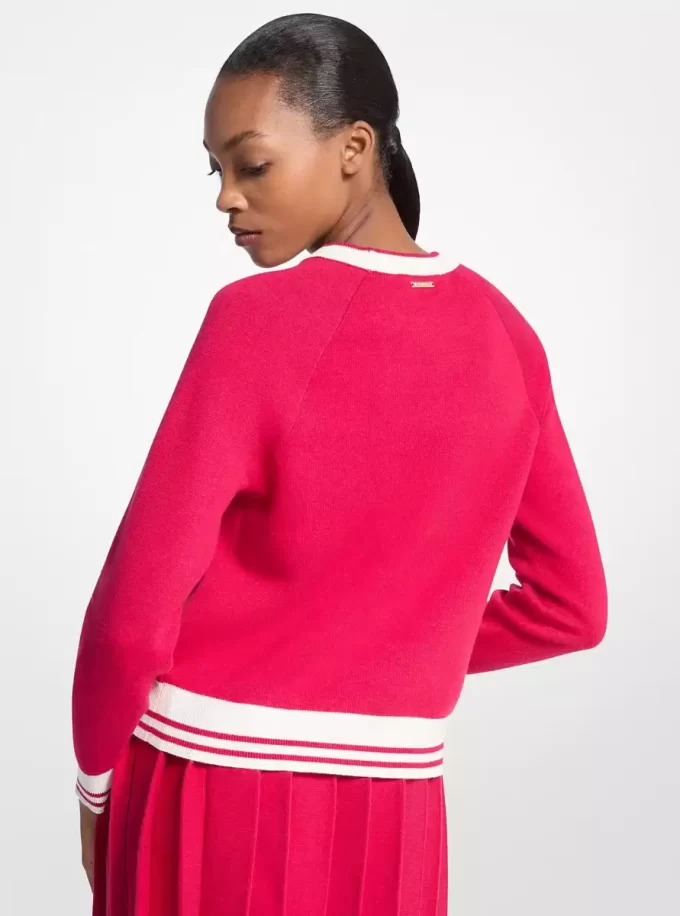 Logo Cotton Blend Sweater