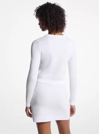 Logo Jacquard Cropped Jacket Logo Jacquard Cropped Jacket