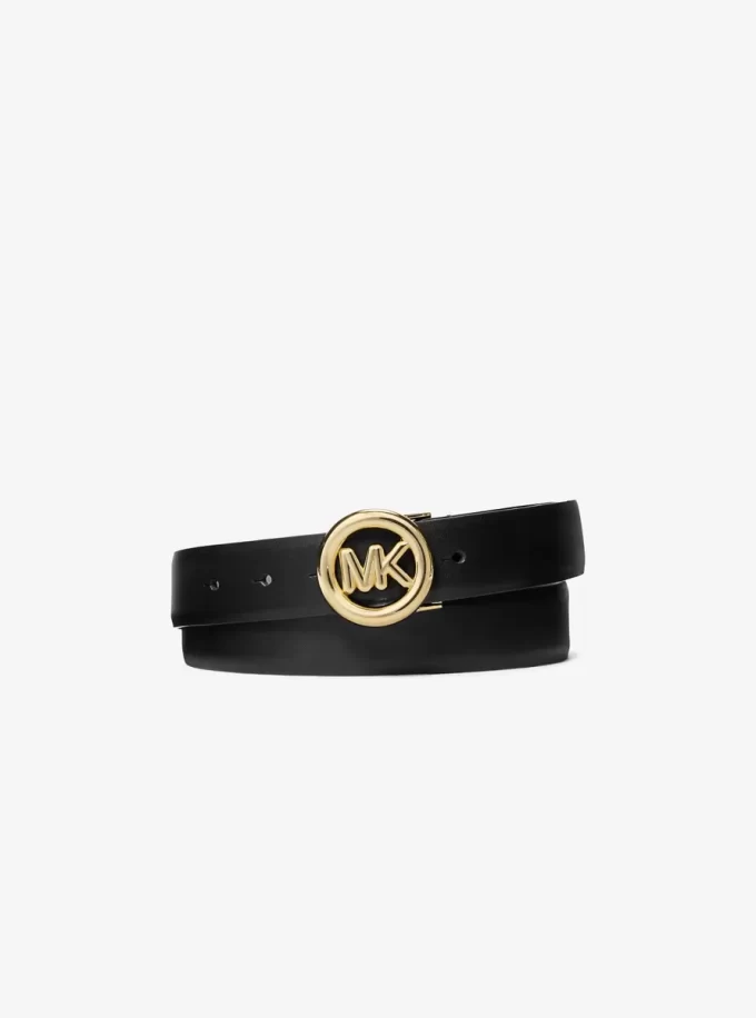 Logo Leather Belt