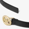 Logo Leather Belt
