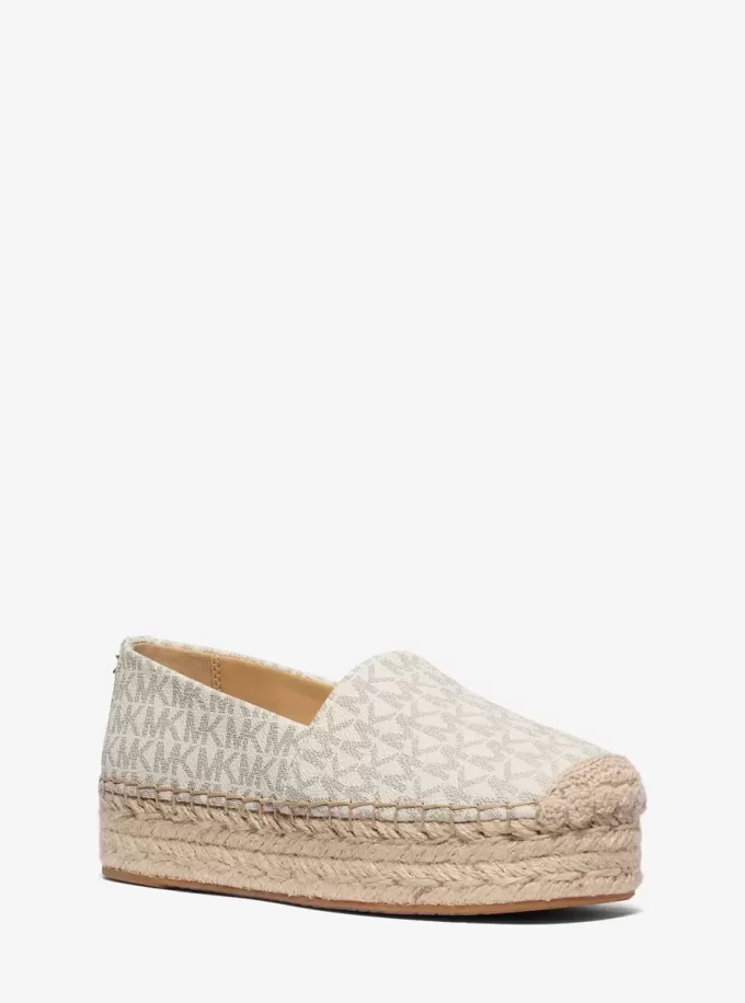 Lynn Signature Logo Platform Espadrille Lynn Signature Logo Platform Espadrille