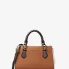 Marilyn Small Color-Block Saffiano Leather Messenger Bag
