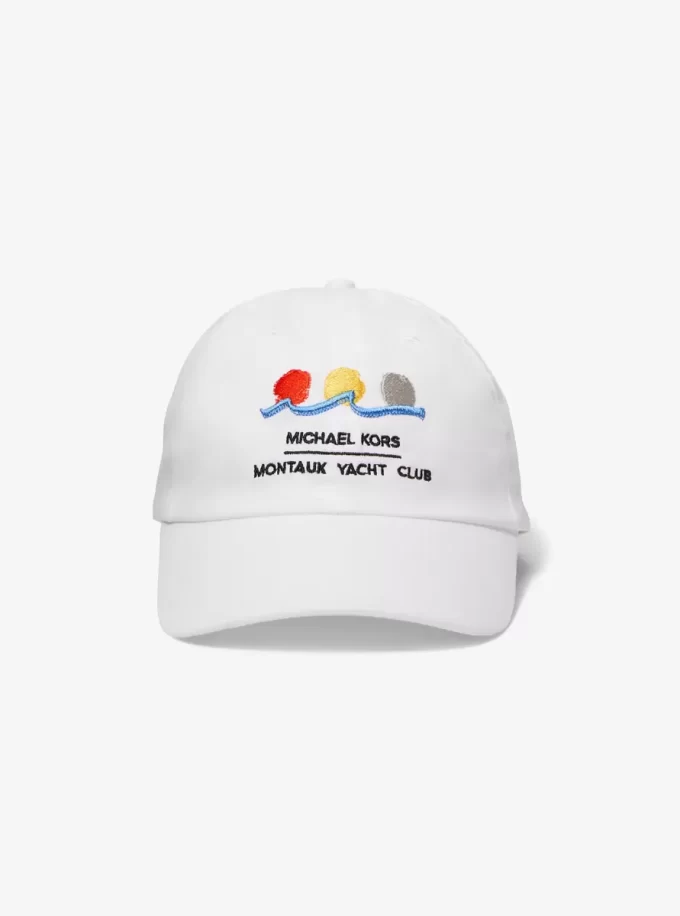 Michael Kors x Montauk Yacht Club Cotton Baseball Hat Michael Kors x Montauk Yacht Club Cotton Baseball Hat