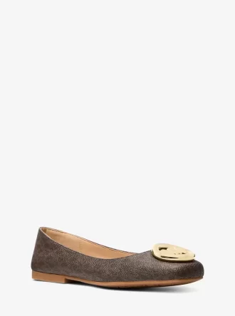 Milan Signature Logo Ballet Flat Milan Signature Logo Ballet Flat