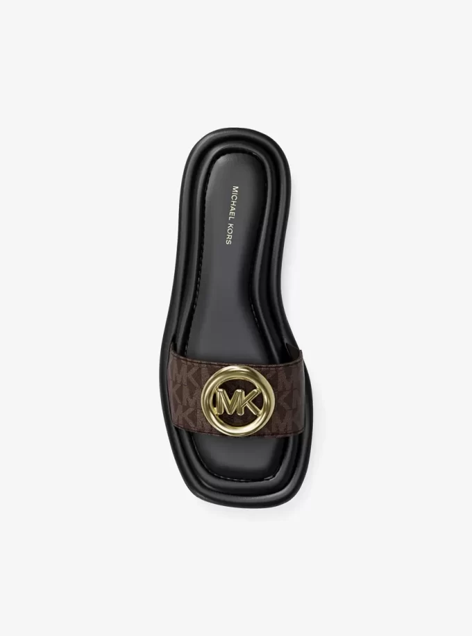 Milan Signature Logo Slide Sandal