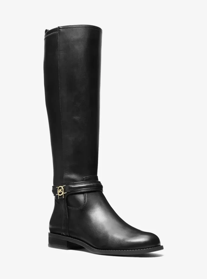 Mindy Leather Wide Calf Boot Mindy Leather Wide Calf Boot