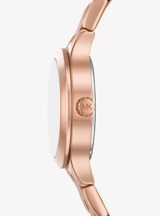 Mini Aspyn Pavé Rose Gold-Tone Watch Mini Aspyn Pavé Rose Gold-Tone Watch