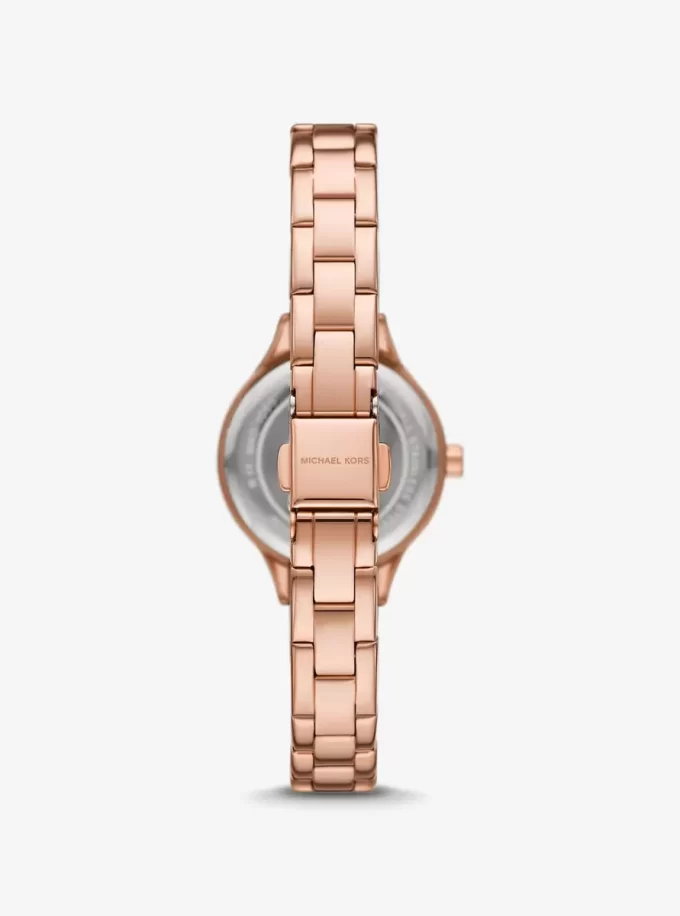 Mini Aspyn Pavé Rose Gold-Tone Watch Mini Aspyn Pavé Rose Gold-Tone Watch