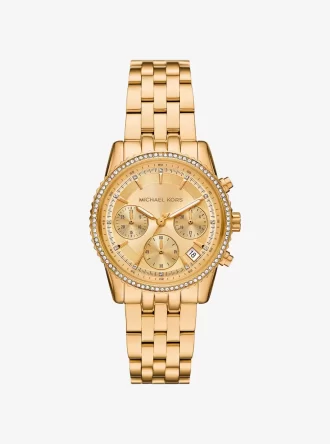 Mini Bryant Pavé Gold-Tone Watch Mini Bryant Pavé Gold-Tone Watch