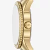 Mini Bryant Pavé Logo Gold-Tone Watch Mini Bryant Pavé Logo Gold-Tone Watch