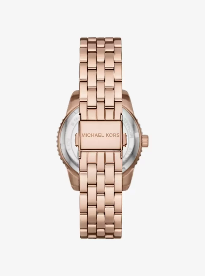 Mini Bryant Pavé Logo Rose Gold-Tone Watch Mini Bryant Pavé Logo Rose Gold-Tone Watch