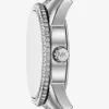 Mini Bryant Pavé Logo Silver-Tone Watch Mini Bryant Pavé Logo Silver-Tone Watch