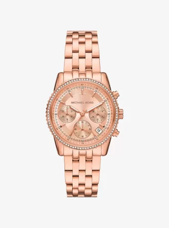 Mini Bryant Pavé Rose Gold-Tone Watch Mini Bryant Pavé Rose Gold-Tone Watch