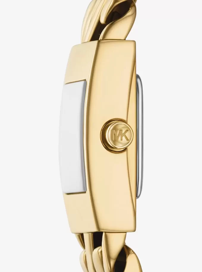 Mini Darrington Gold-Tone Chain-Link Watch Mini Darrington Gold-Tone Chain-Link Watch