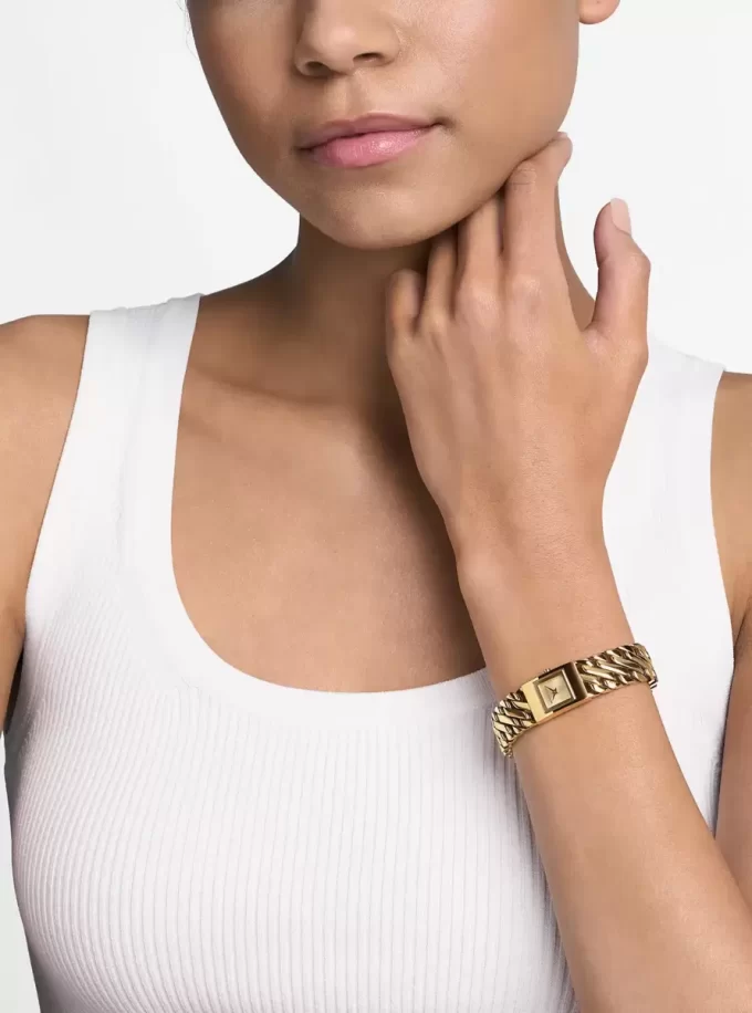 Mini Darrington Gold-Tone Chain-Link Watch Mini Darrington Gold-Tone Chain-Link Watch