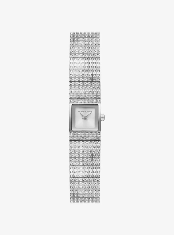 Mini Darrington Pavé Silver-Tone Watch Mini Darrington Pavé Silver-Tone Watch