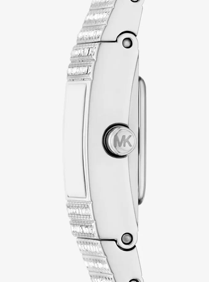 Mini Darrington Pavé Silver-Tone Watch Mini Darrington Pavé Silver-Tone Watch