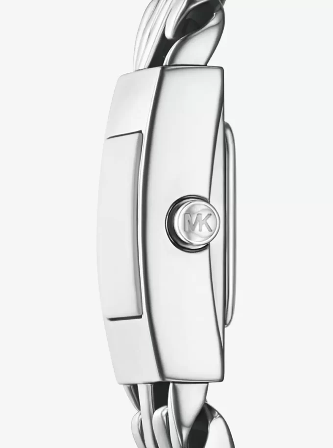 Mini Darrington Silver-Tone Chain-Link Watch Mini Darrington Silver-Tone Chain-Link Watch