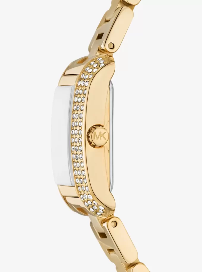 Mini Emery Pavé Gold-Tone Watch Mini Emery Pavé Gold-Tone Watch