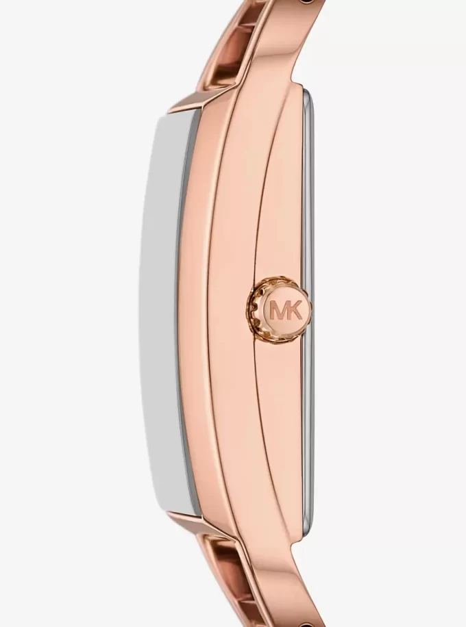 Mini Empire Pavé Rose Gold-Tone Bangle Watch Mini Empire Pavé Rose Gold-Tone Bangle Watch
