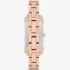 Mini Empire Pavé Rose Gold-Tone Bangle Watch Mini Empire Pavé Rose Gold-Tone Bangle Watch