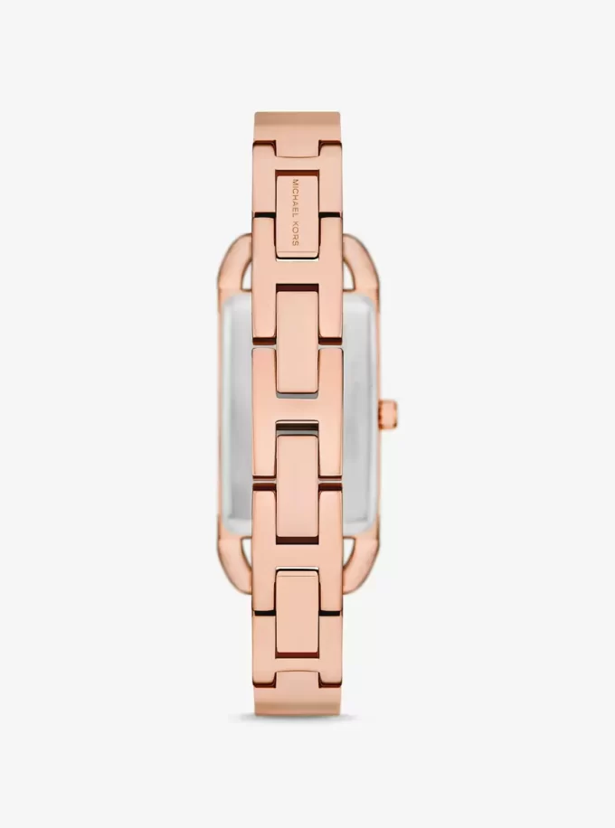 Mini Empire Pavé Rose Gold-Tone Bangle Watch Mini Empire Pavé Rose Gold-Tone Bangle Watch