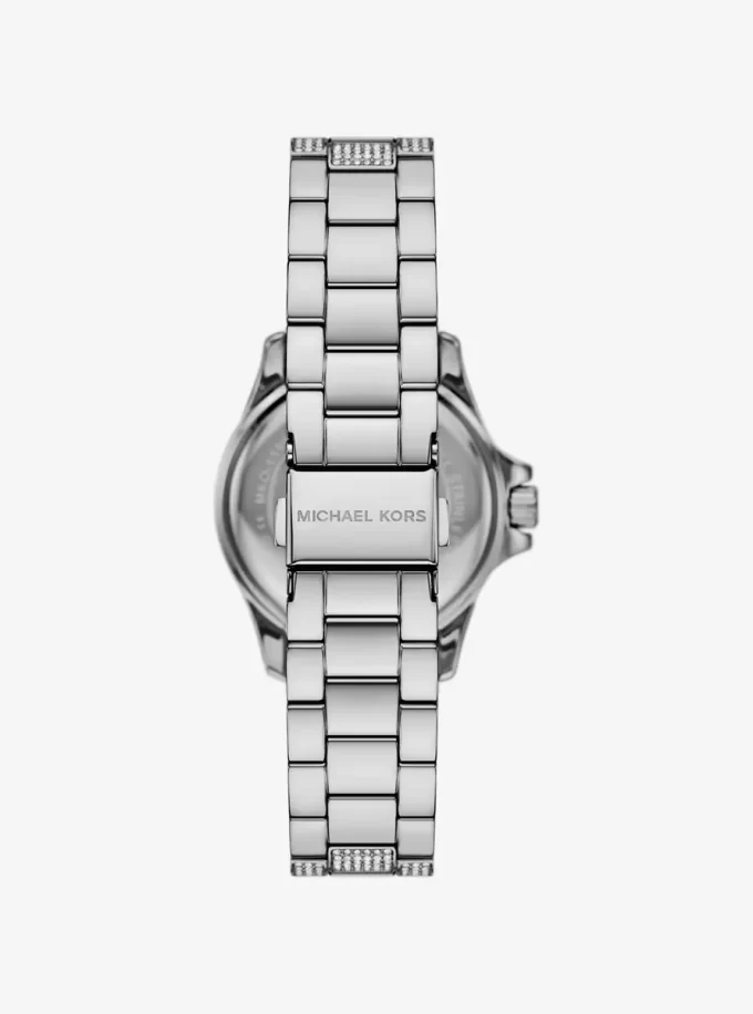 Mini Everest Pavé Silver-Tone Watch Mini Everest Pavé Silver-Tone Watch