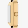 Mini Gwynn Gold-Tone and Leather Watch Mini Gwynn Gold-Tone and Leather Watch