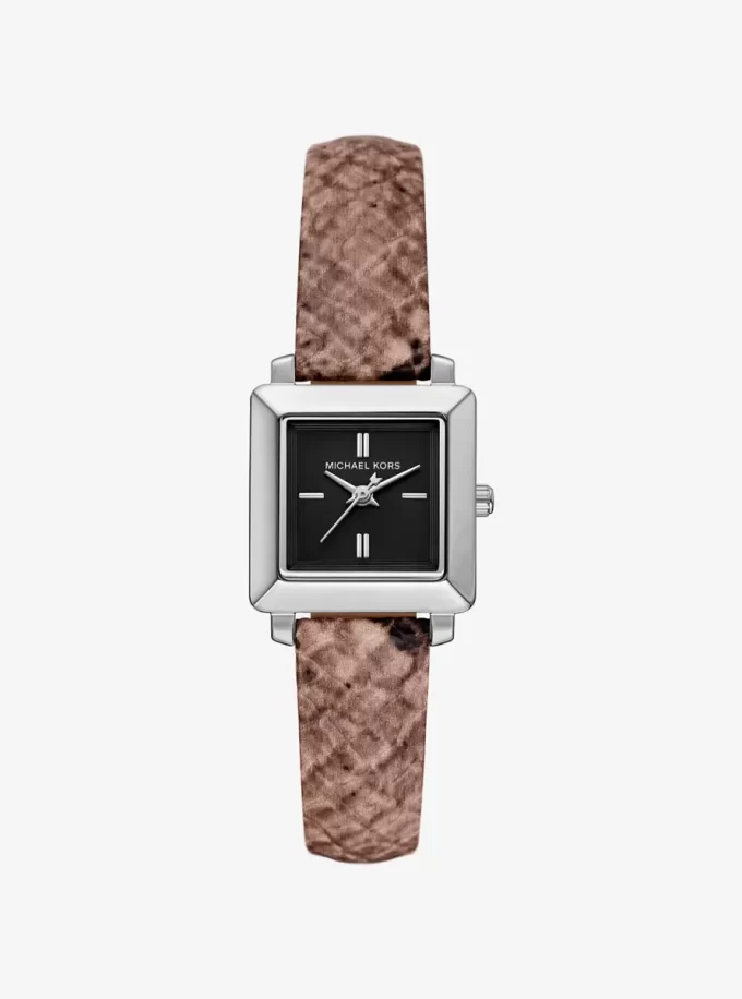 Mini Gwynn Snake Embossed Leather Watch Mini Gwynn Snake Embossed Leather Watch